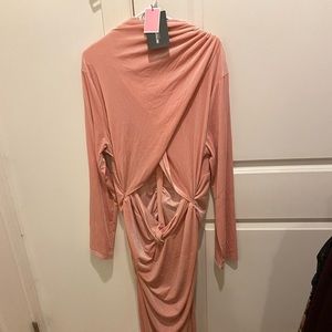 Velour loop front dress